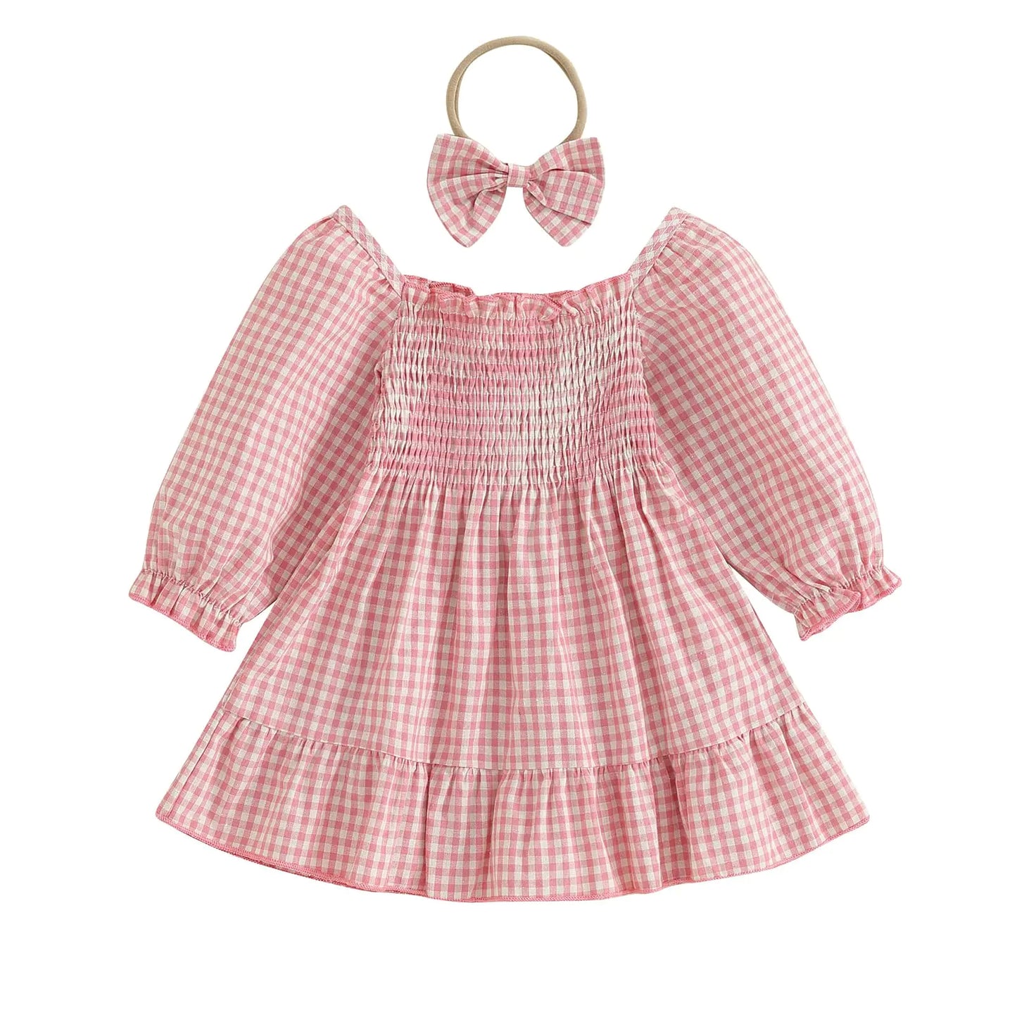Toddler Baby Girl Dress Cotton Linen Baby Dress Sleeveless Sundress Girls Summer Clothes (Pink Rose 18-24 Months)