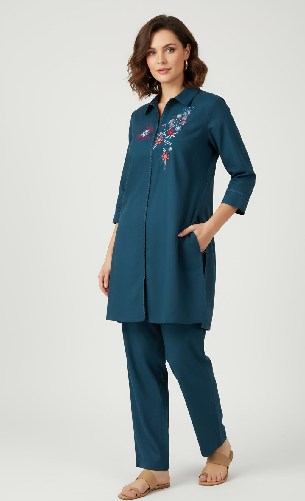 The Teal Whisper Cordset