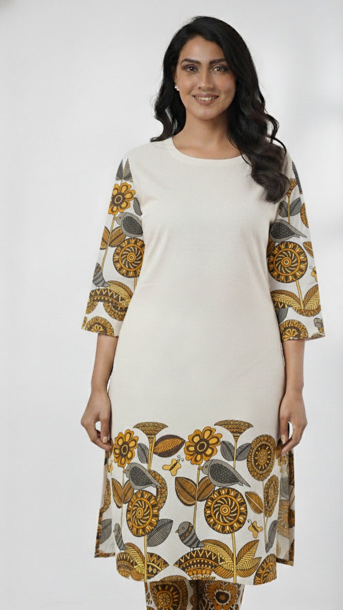 Elegant Handcrafted Cotton Co-ord Set