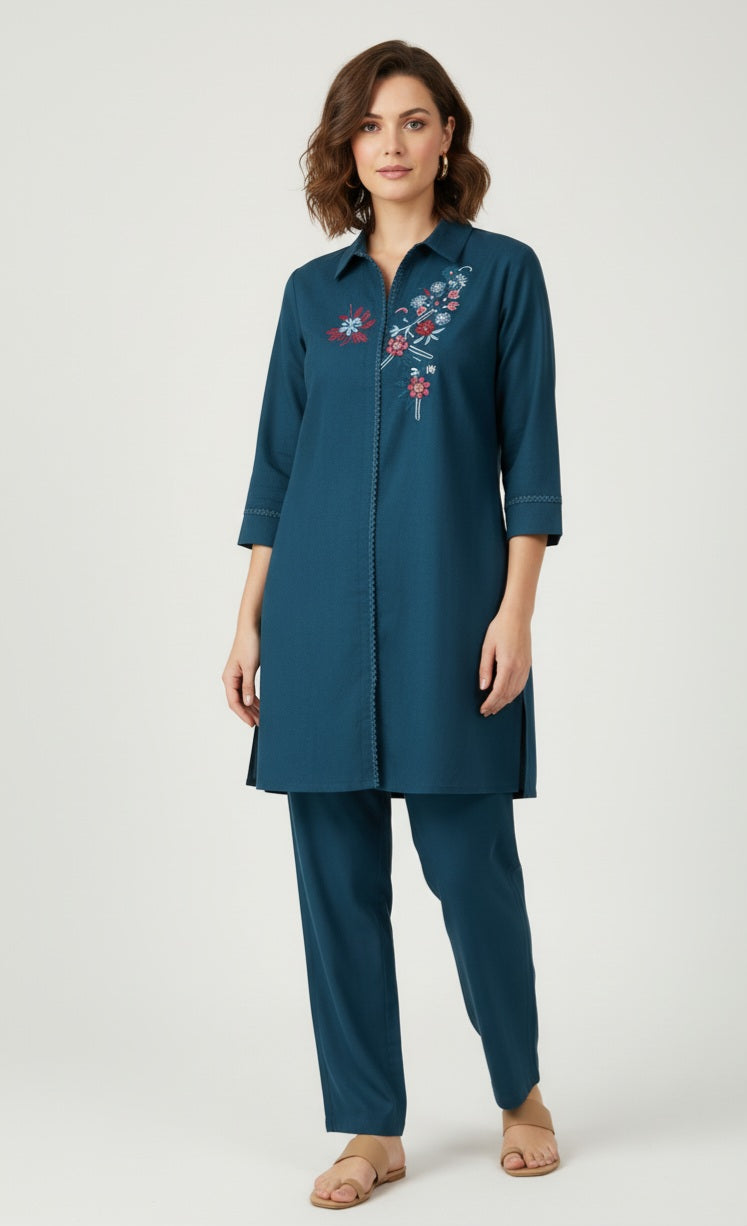 The Teal Whisper Cordset