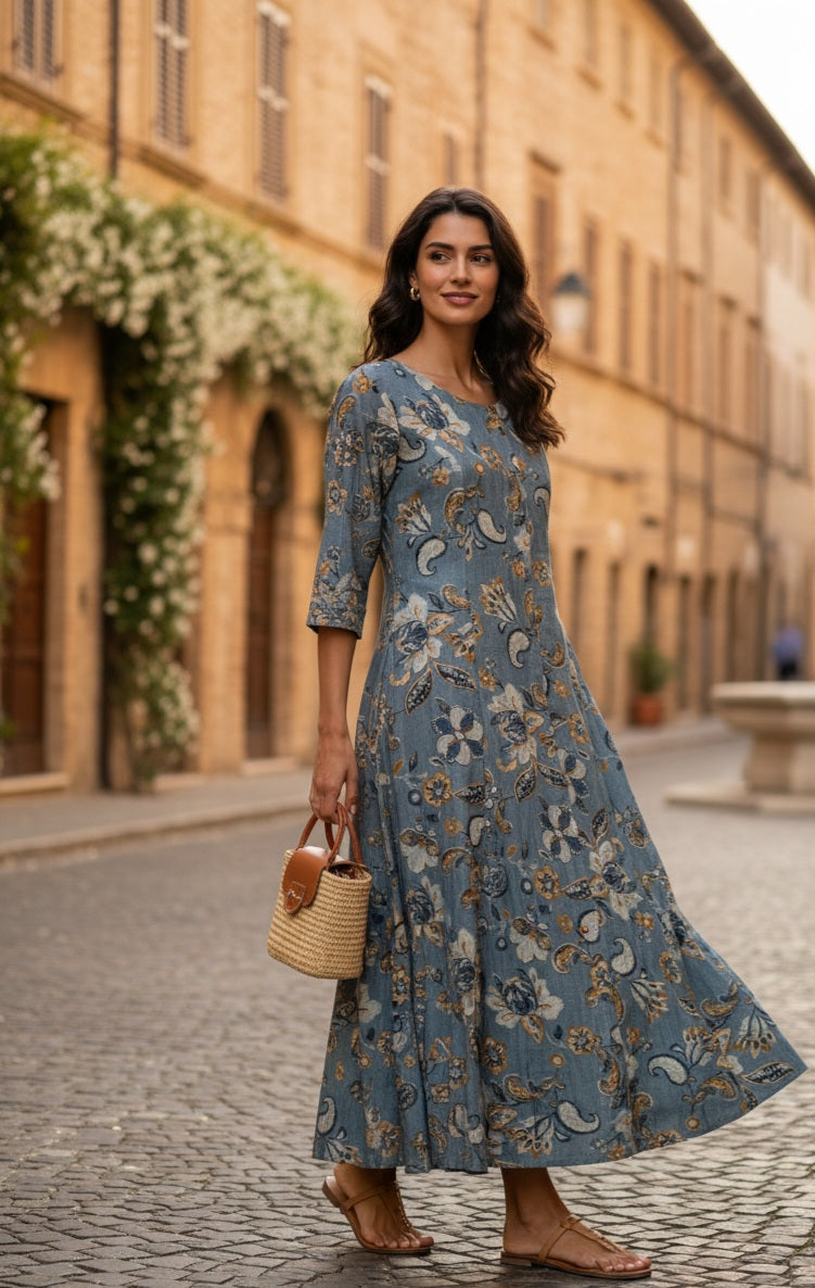 Effortless Elegance: Introducing Our Cotton Silk Midi Dresses